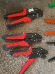 NICE LOT of 6 AMP ETC rht Crimp Crimpers Splice Hand Tool Ratchet type F 8P 6P