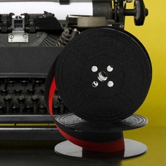 Nylon Typewriter Ribbon Set Easy to Install and Replace Red and Black Ink