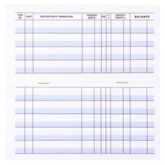 Larger Lines 20 Pack Checkbook Register, Check Registers for Personal Use, Bl…