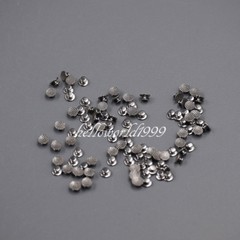 100 Pcs/10packs Dental Orthodontic Lingual Buttons Bondable Round Base Mesh