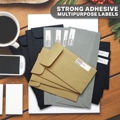 OfficeSmartLabels – 1″ x 2-1/8″ Multipurpose Labels, Compatible with 30336 (2…