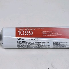 3M Nitrile High Performance Plastic Adhesive 1099, Tan, 5 Oz Tube