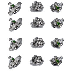 20×Dental Orthodontic Alexander Bracket Braces Roth 018 3-4-5 Hooks 20PCS/Kit