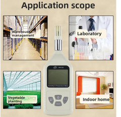 GM1360 Digital Display High-definition Industrial Temperature and Humidity Meter