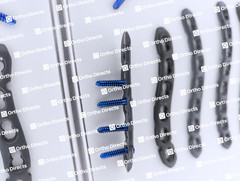 Claviclë S Safety Locking Anatomical Plates 5-9 Hole & LCP Screws 41 Pcs Set Ti