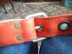Klein 5480 Adjustable Lineman Safety Belt Size M W/MILLER SCORPION FALL Limiter