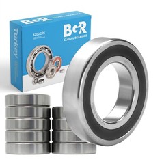 BGR 10 pcs 6200 2RS High Quality Double Rubber Sealed Ball Bearing, 10x 30x 9 mm