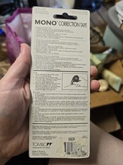 Tombow Mono Correction Tape White 1/6″ X 394″ School Office Home 18% More NOS