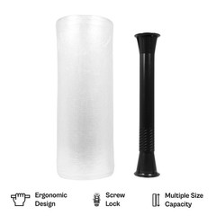Reusable Adjustable 15″-20″ Ergonomic 2 Dispensers for Coreless Pre-Stretch Film