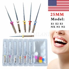 1-10packs Dental NiTi Files Rotary Engine File 25mm for Endodontic Motor