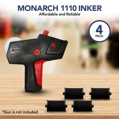 Perco Ink Roll for Monarch 1110 Price and Date Guns – Pack 1″ x 3.5″, Black