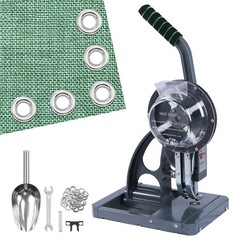 Semi-Automatic Tarpaulin Eyelet Press with 5000Pcs Metal Eyelets 10mm Hand Manua