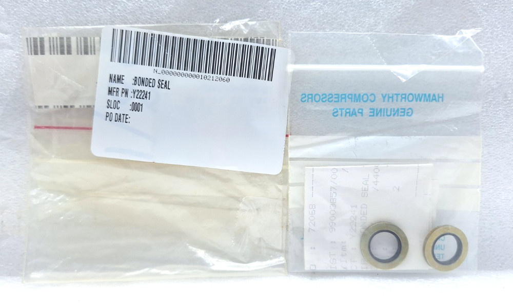 HAMWORTHY H72758/1 Y22241 BONDED SEAL LOT OF 2 PCS NEW FAST SHIPPING