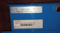 R on I Lift-O-Flex lift & drive Battery Power pack 24vdc/7.2ah