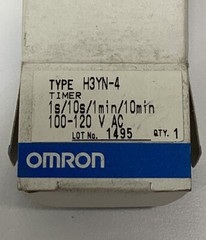 Omron H3YN-4 NEW 1s/10s/1min/10min 100-120VAC, 14 Pin Timer Relay