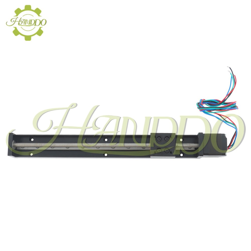 8″ Stroke Mini Linear Rail Stage Actuator Effective with NEMA11 Stepper Motor