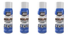 JASCO Aerosol Mask & Peel Spray 14oz Alternative To Painters Tape Bulk Lot 4 Can