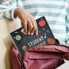 Student Planner 2026-2027 – Academic Year School 11 X 9 inches, Black