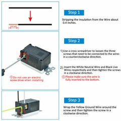 GFCI Outlet 20 Amp duplex Receptacles TR WR with Decor Wall Plates Black 3 Pack