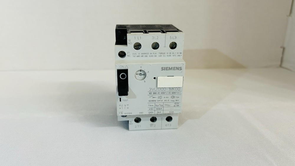 SIEMENS 3VU1300-1MK00 MOTOR STARTER