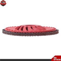 10 Pieces 4-1/2Inch × 7/8Inch 80 Grit T29 Ceramic Flap Sanding Disc 13300 RPM