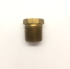 Brass Hex Reducer Bushing 1/2” MPT to 1/8” FPT (like 209P-8-2)