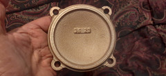 Badger Model 25 BRONZE 5/8 X 3/4 Water Meter Bottom, Back, Freeze, Or Usable!!