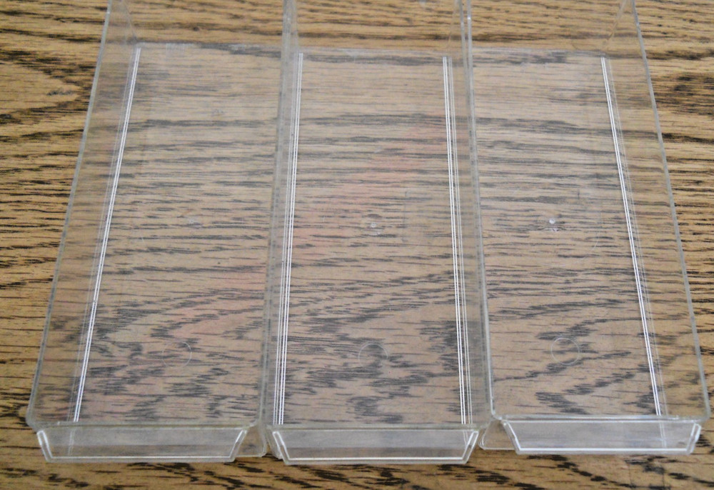 3 Akro Mils Plastic Replacement Drawers No. 20-445 from cabinet No. 10-460
