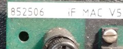 852506 PCB INTERFACE VERSION 5 (IF MAC 22) CHARMILLES – NEEDS-REPAIR