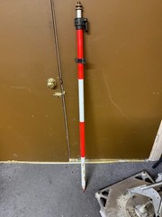 PRISM SURVEYING POLE 8.2 FT RED WHITE UNKNOWN BRAND