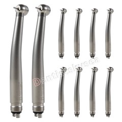 10 Packs NSK Style Dental High Speed Handpiece Push Button 4Hole Air Turbine USA