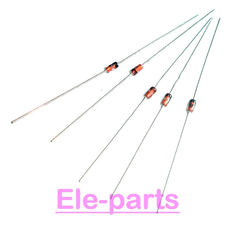 100 PCS 1/2W 27V DIP 0.5W DO-35 BZX55C27V Zener Diodes Rectifiers