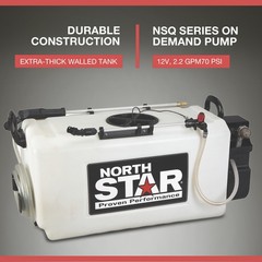 NorthStar ATV Boomless Broadcast and Spot Sprayer, 26-Gallon Capacity, 2.2 GPM,