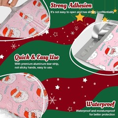 Christmas Poly Mailers 6×9 Inch 100 Pcs – Heavy Duty Tear-Proof Mailings Enve…
