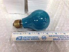 Green 100 Watt A19 LightBulb 100A19/CG Ceramic Green Guaranteed Brand USA 4-PCS