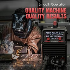205A MIG Welder, 110/220V, Gas/Gasless/Lift TIG/Stick 3 in 1 Welding Machine