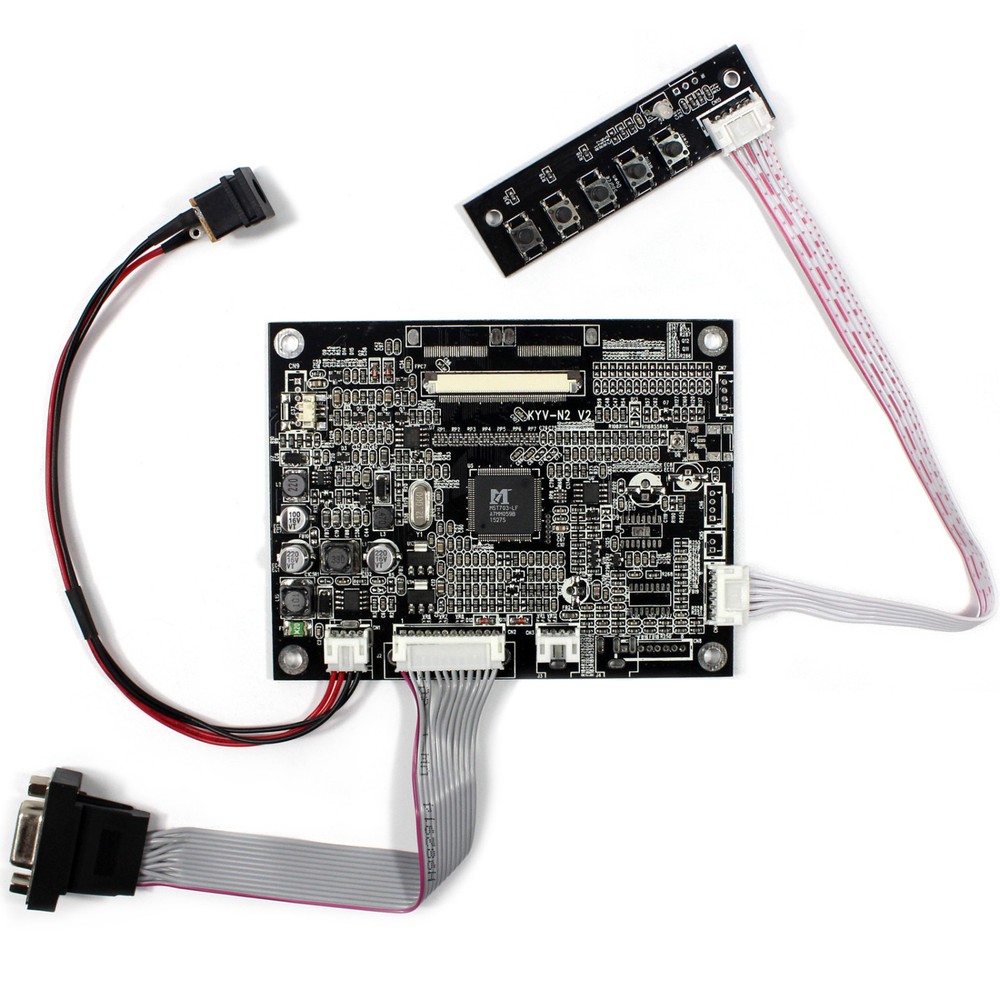VGA LCD Controller Board KYV N2 V2 For 7″ A070SN02 800×600 LCD Screen