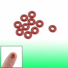 8 mm x 3 mm x 2,5 mm O-förmige Ringe aus rotem Gummi Öldichtungsscheiben 10 Stk