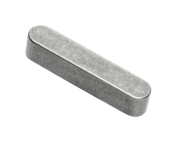 Machine Key 1/4 x 1/4 x 1-1/2 Form A Carbon Steel Undersize (35 Pieces)