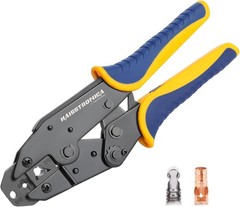Crimping Tool for Spark Plug Ignition Wire,8.5mm Ratchet Wire Crimper Tool,HS…
