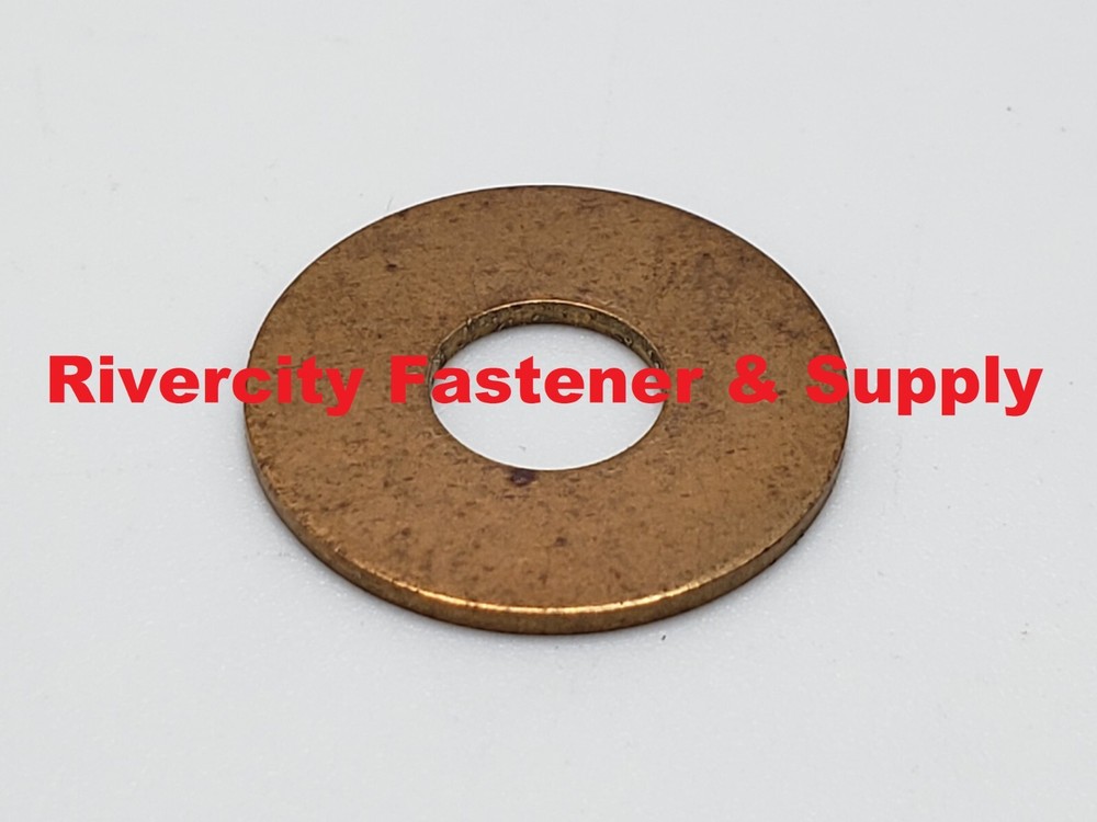 1/4 Silicon Bronze Flat Washers Marine Grade Standard Round Washer 1/4×5/8 x .04