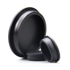 Black Silicone Rubber Stopper Plug Blanking End Cap Tube Insert Bung 9-146.5mm