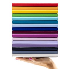 PAPERAGE Blank Journal Notebook (Green) 160 Pages Medium 5.6 in x 8 in 100 GSM