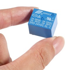UMLIFE 12pcs SRD-24VDC-SL-C 24V 5-Pin SRD-24VDC-SL SRD-24VDC SRD-24V relays C…
