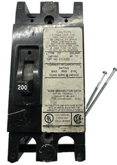 Cutler Hammer CC2200 200 Amp 2 Pole Circuit Breaker CC 240V 200A Lugs & Screws