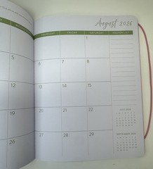 2027 Orange Circle Studio Monthly Faith Planner 17 Months FLORAL CROSS Sz MEDIUM