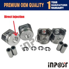 4 set Piston + Ring Kit Set STD 83mm for KUBOTA V2003 2003-DI