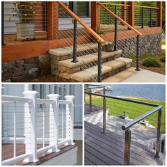 1/8″ Deck Railing Cable with Cutter, Premium Stainless Steel Wire Rope Aircraft