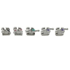 Dental Orthodontic Brackets Braces Metal Mini Roth MBT Slot 022 018 Hooks 345