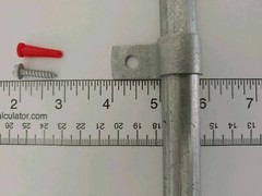 Lot (95) 1/2″ EMT Conduit One Hole Snap-On Pipe Clamps With 3/4″ Screws +Anchor